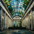 the Providence Arcade Greek — ceramic art tile
