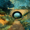 Tunnel Park Holland — ceramic art tile