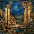Eleusis Sanctuary — ceramic art tile
