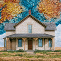 the Custer House — ceramic art tile