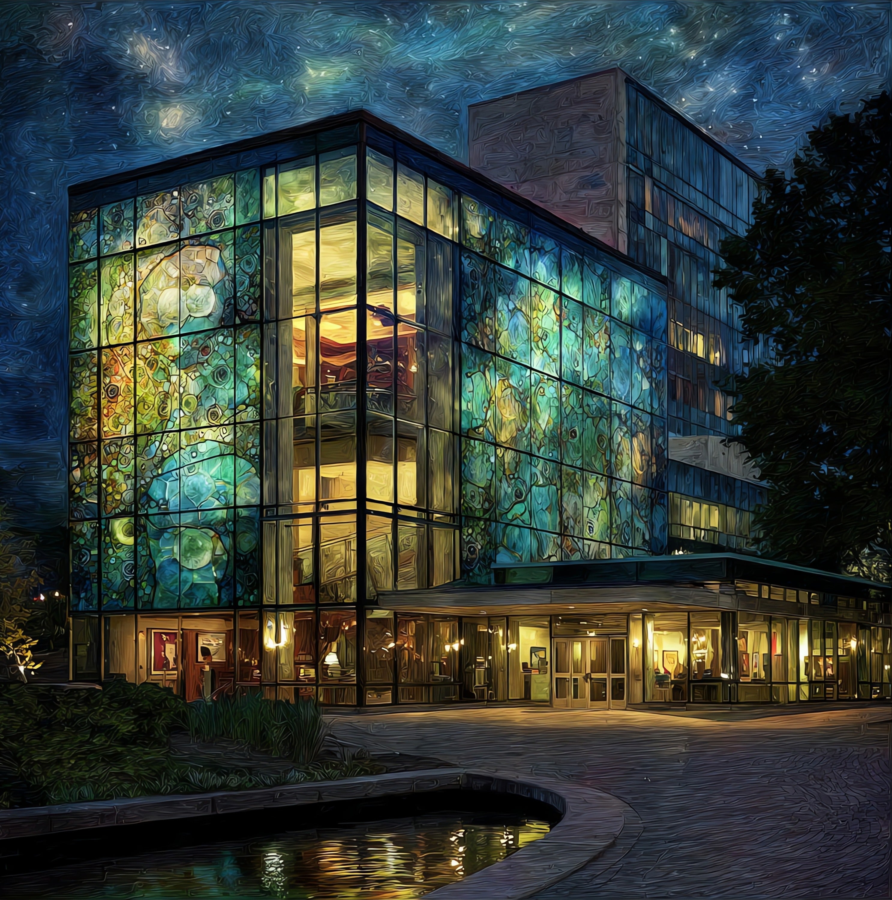 the Connecticut Science Center — ceramic art tile
