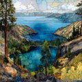 Marlette Lake high cirque — ceramic art tile