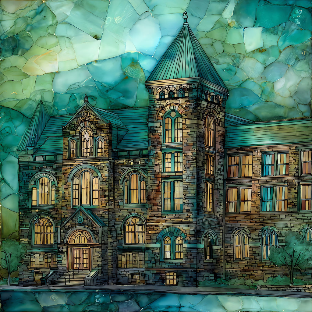 the Schaefer Building — ceramic art tile
