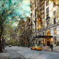 Fifth Avenue on the Upper East Side of — ceramic art tile