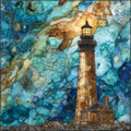 the New Cape Henry Lighthouse — ceramic art tile