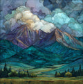 the Magdalena Mountains in — ceramic art tile