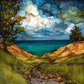 the 3 Dunes Trail — ceramic art tile