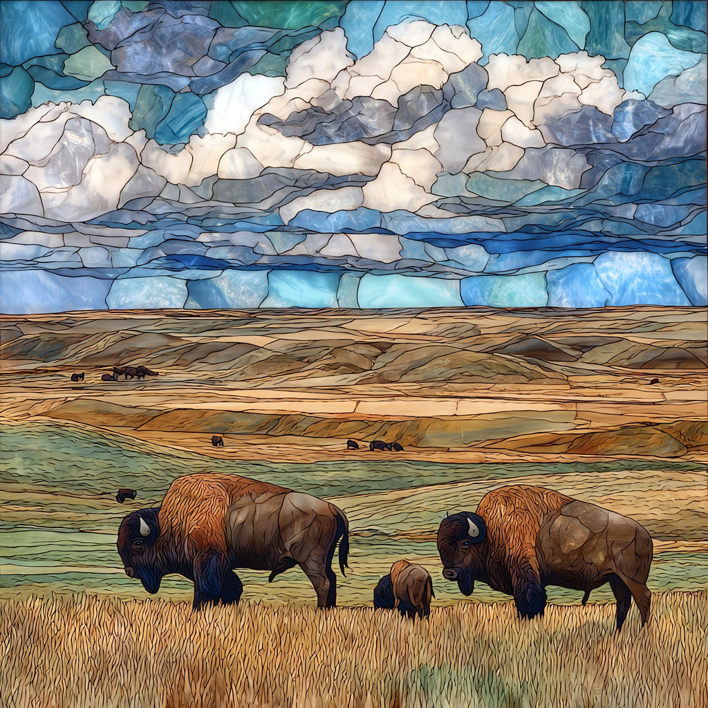 Fort Niobrara National Wildlife — ceramic art tile
