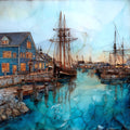 Bowen's Wharf — ceramic art tile