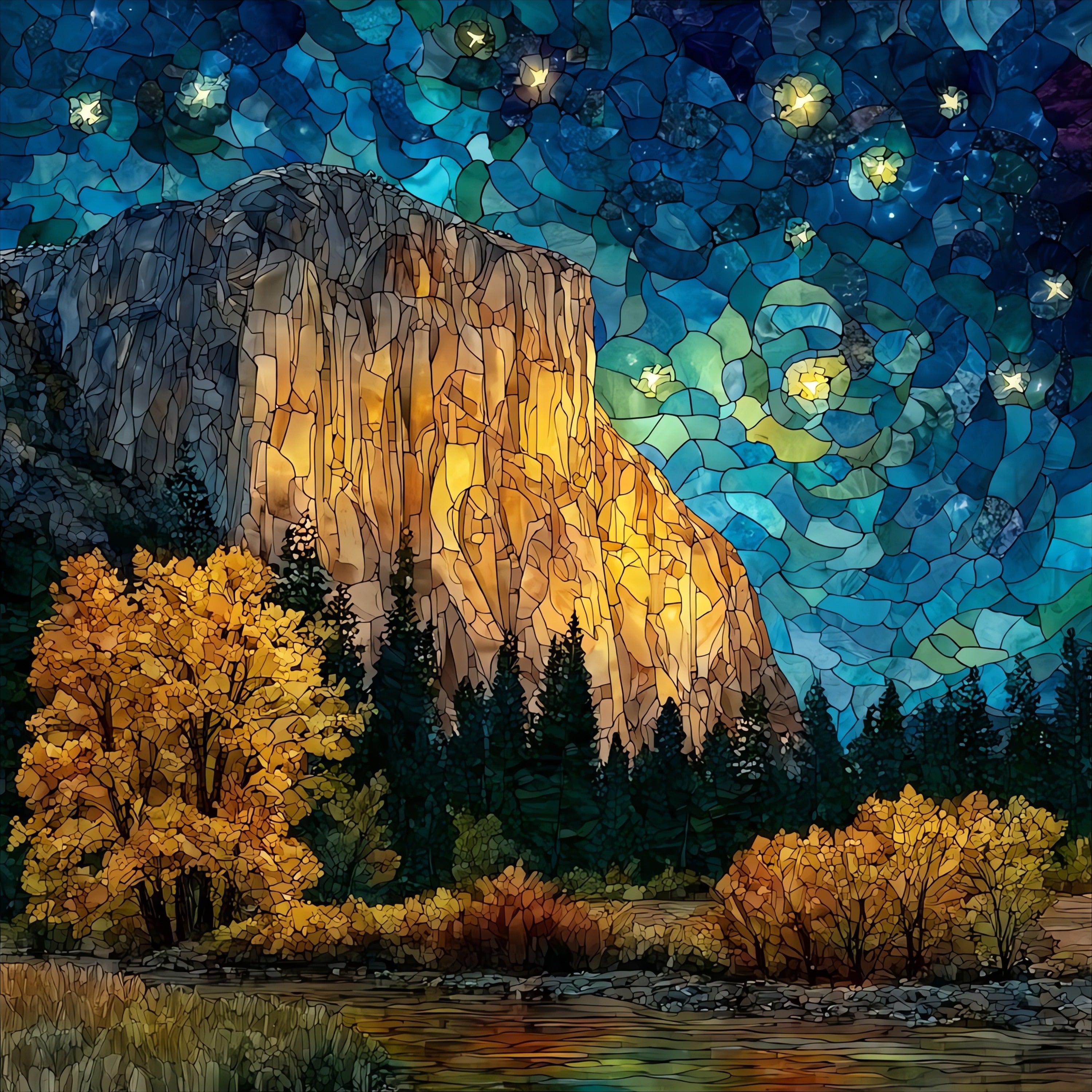 El Capitan — ceramic art tile