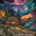 a Mountain Fork River cabin retreat — ceramic art tile