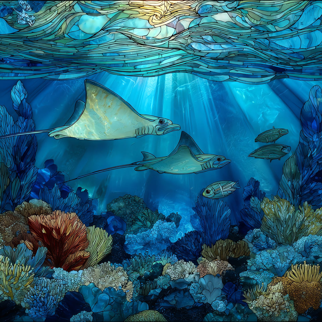 the National Aquarium — ceramic art tile