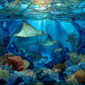the National Aquarium — ceramic art tile