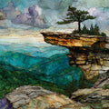 McAfee Knob on the Appalachian Trail — ceramic art tile