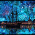 Mystic Seaport — ceramic art tile