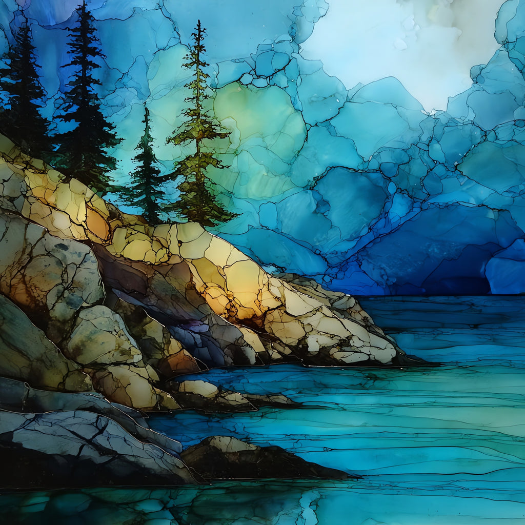 Lake Superior Provincial Park — ceramic art tile