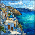 Ammoudi Bay — ceramic art tile