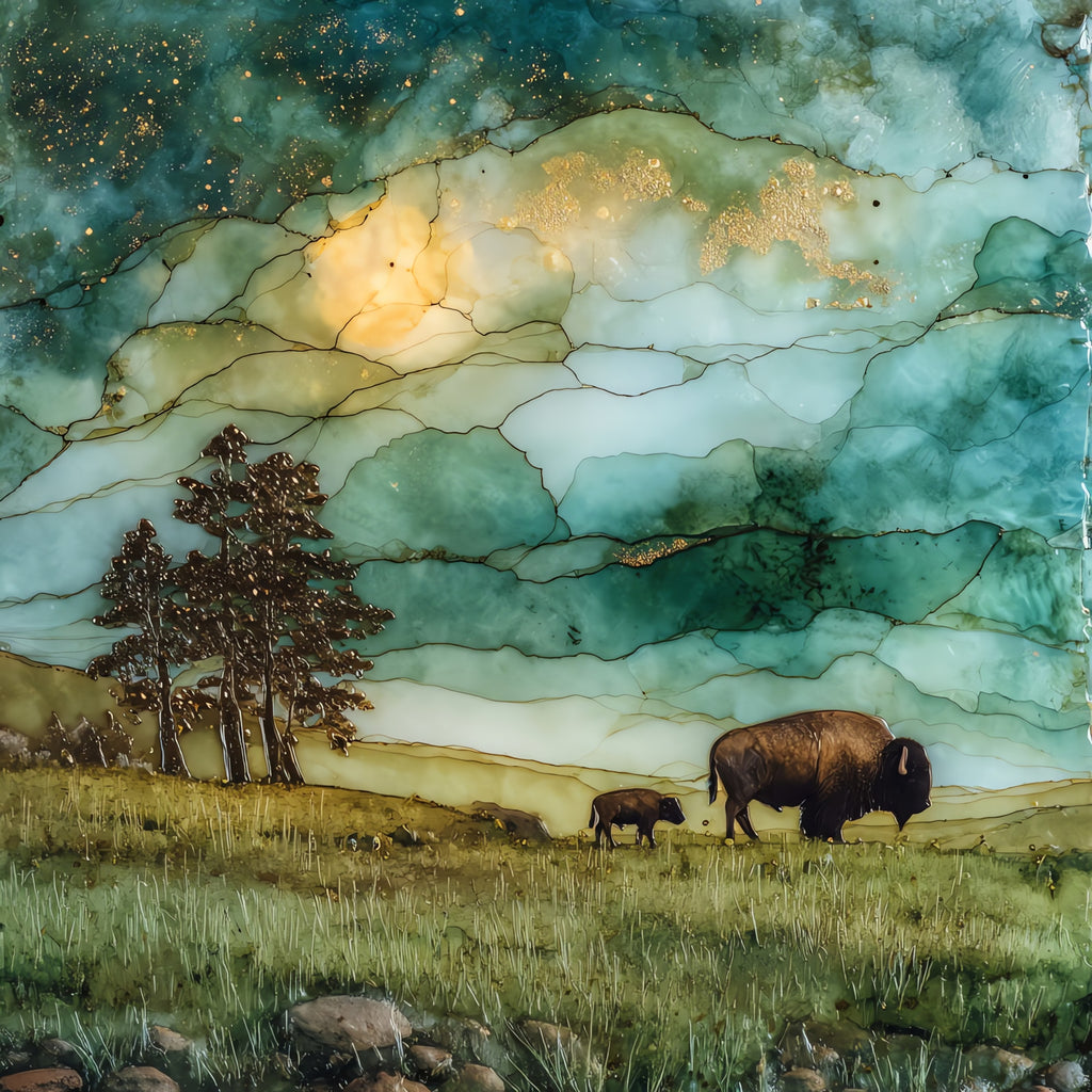 Pioneers Park — ceramic art tile