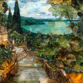 Geneva on the Lake — ceramic art tile