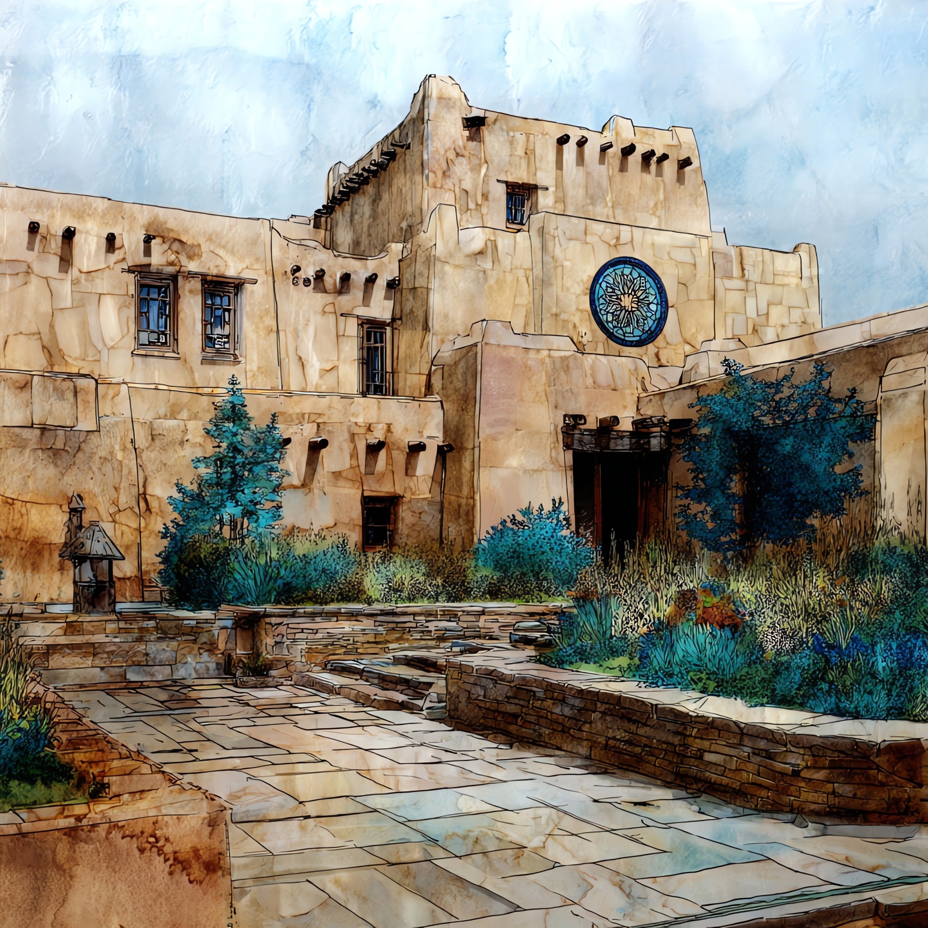 the Museum of International — ceramic art tile