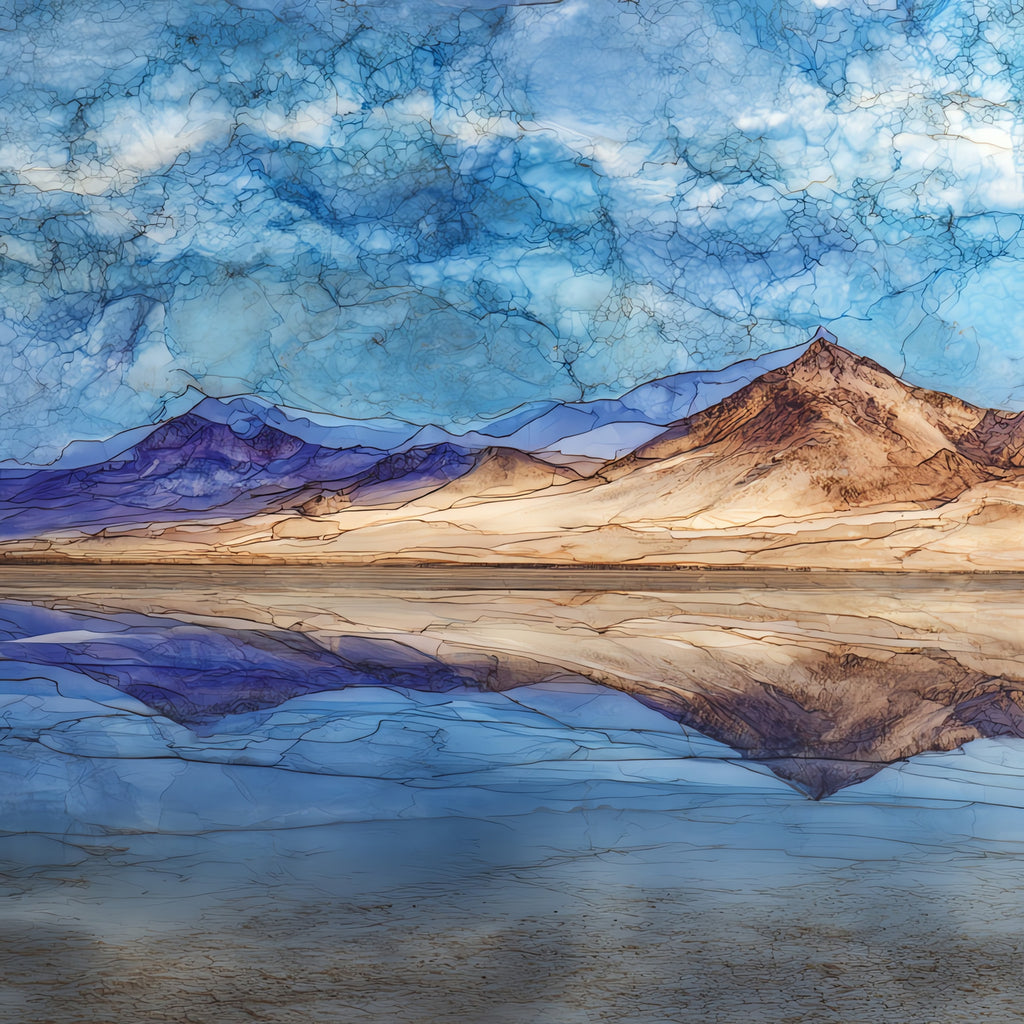 the Sand Mountain Recreation Area — ceramic art tile