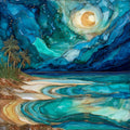 Fort Myers Edison and Ford winter — ceramic art tile