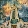 the North Dakota State — ceramic art tile
