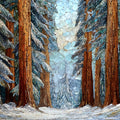 Giant Forest Snow — ceramic art tile