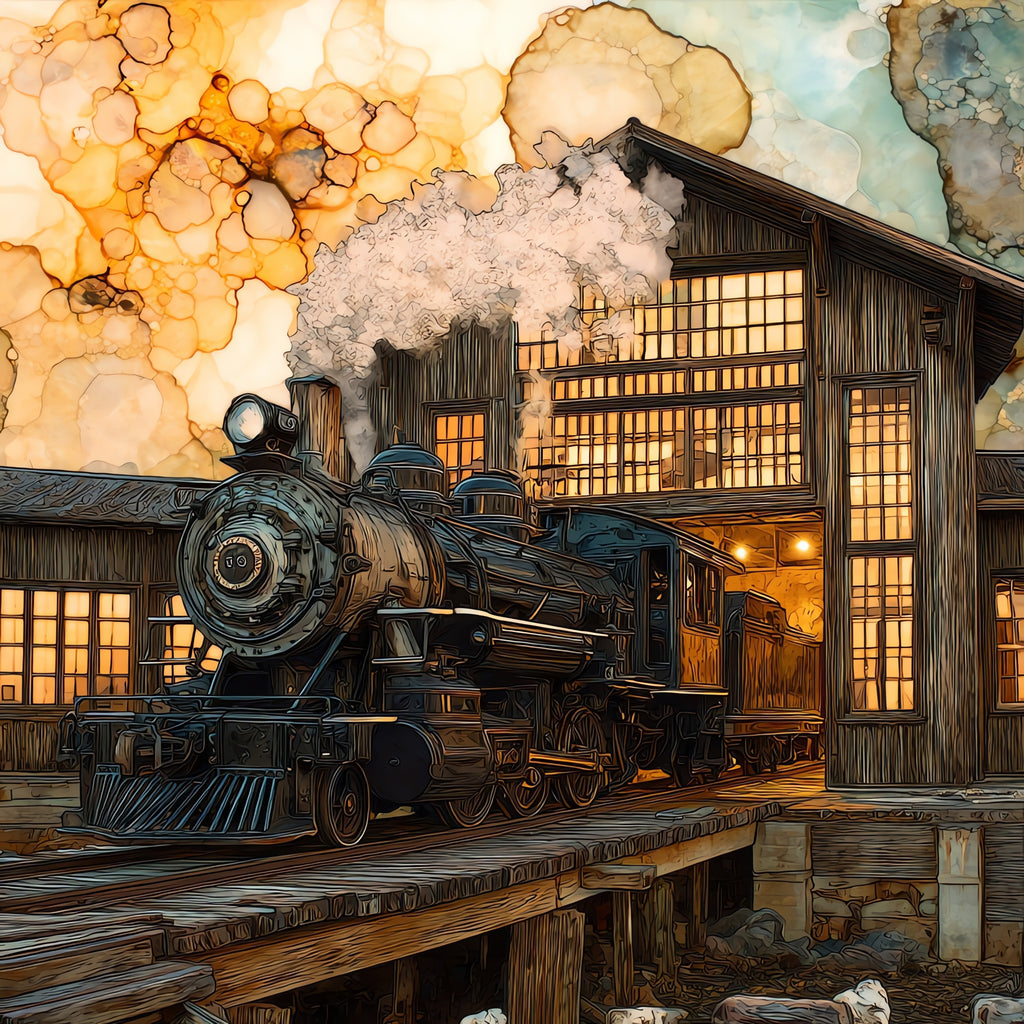 Railtown 1897 — ceramic art tile