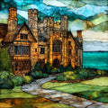 Hempstead House — ceramic art tile