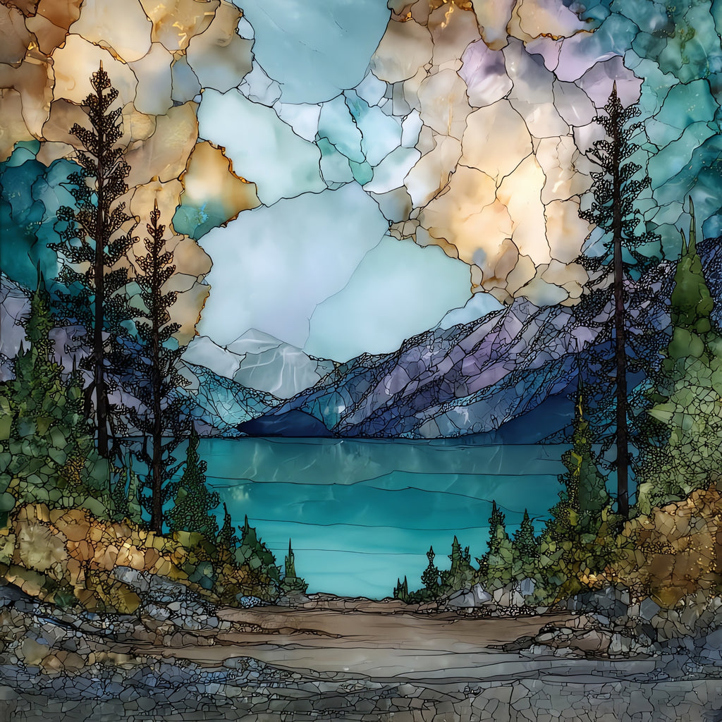 Craig Lake State Park — ceramic art tile