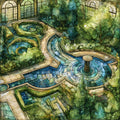 the Longwood Gardens Italian — ceramic art tile