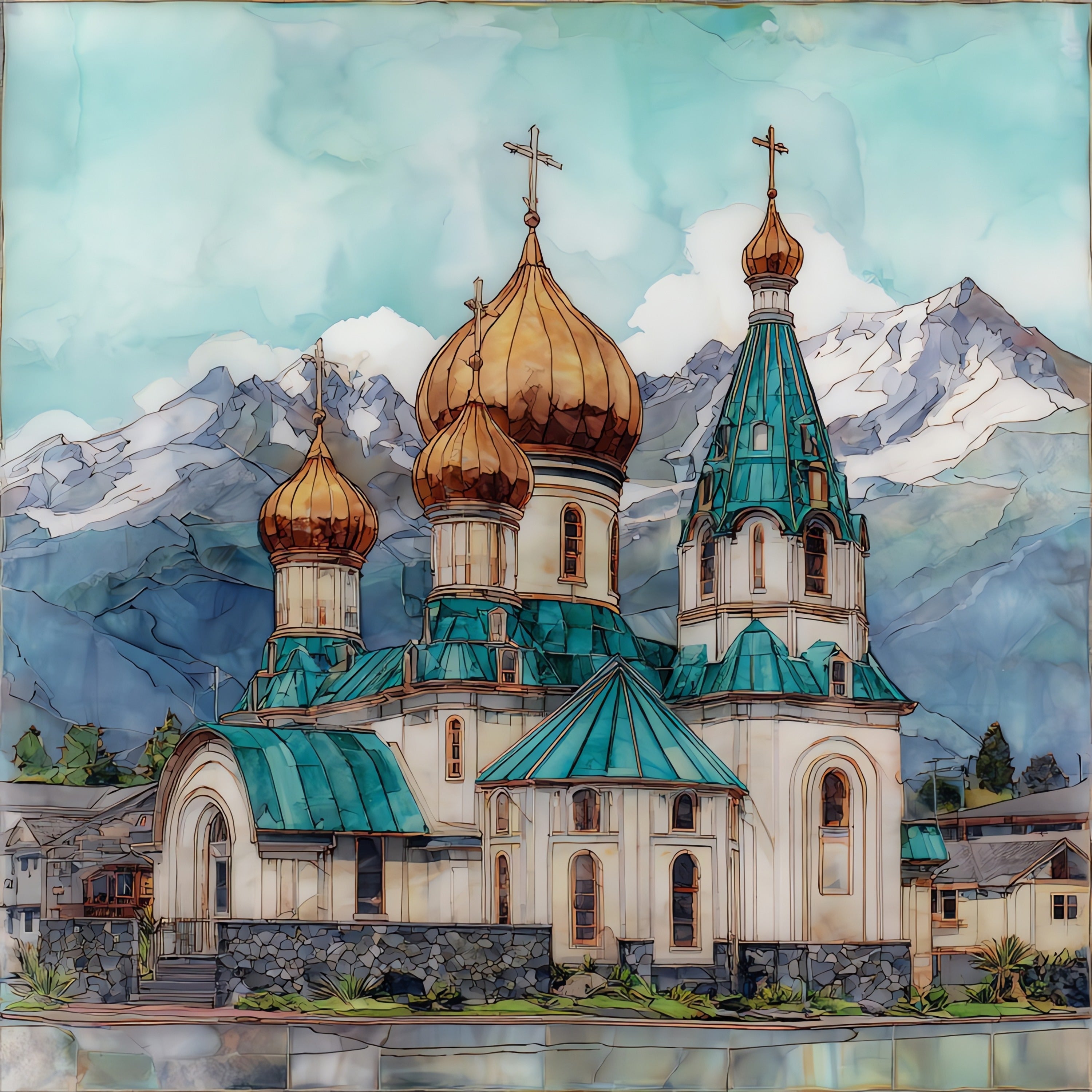 St — ceramic art tile
