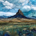 Cabezon Peak — ceramic art tile