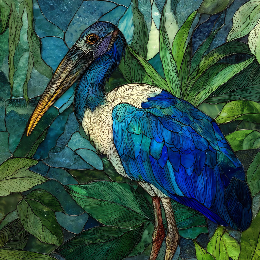 Fakahatchee Strand royal palm — ceramic art tile