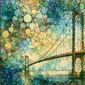 the Indian River Inlet Bridge — ceramic art tile