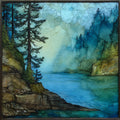 Lake Winnibigoshish — ceramic art tile