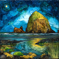 Haystack Rock — ceramic art tile