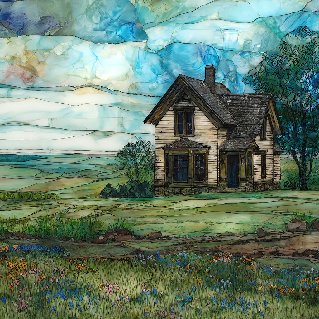 the Charles Lindbergh boyhood — ceramic art tile