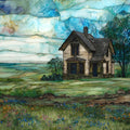 the Charles Lindbergh boyhood — ceramic art tile