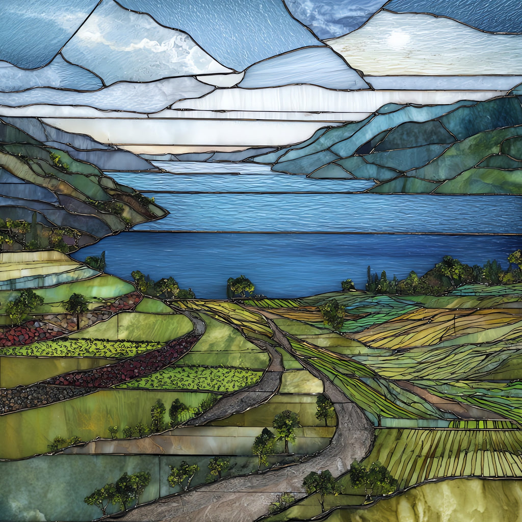 Seneca Lake — ceramic art tile