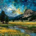 Tuolumne Meadows — ceramic art tile