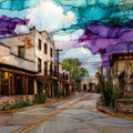 Alpine Texas downtown — ceramic art tile