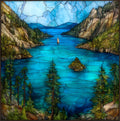 Emerald Bay on Lake Tahoe — ceramic art tile