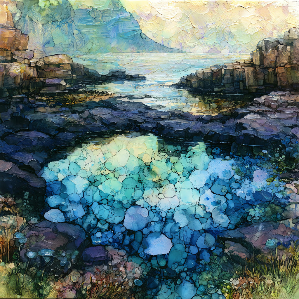 a tidal pool of — ceramic art tile