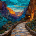 the Three Mile Resthouse on the — ceramic art tile