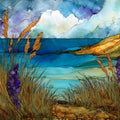 Mackerel Cove on Conanicut — ceramic art tile