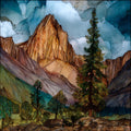 Bonanza Peak — ceramic art tile
