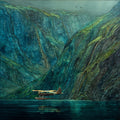 a Misty Fjords National — ceramic art tile