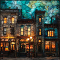 Greektown — ceramic art tile